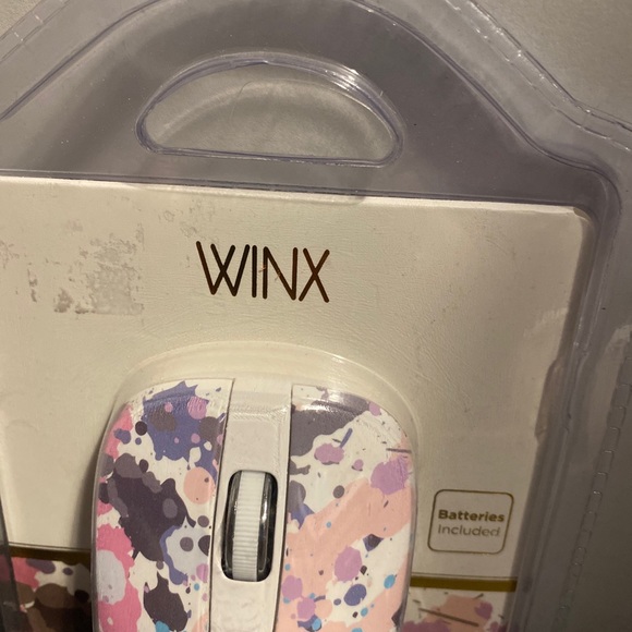 Not for sale ….WINX wireless mouse paint splatter design scroll - Picture 2 of 8